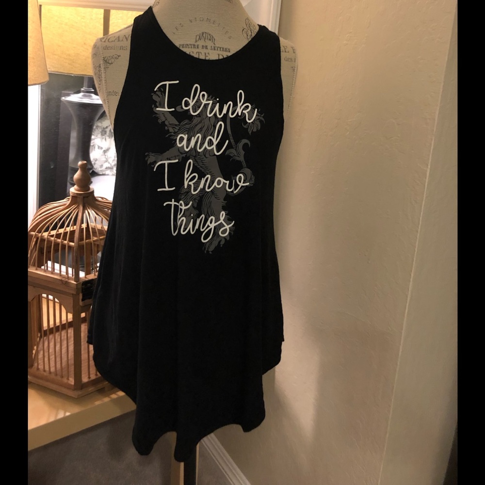 GoT “I drink and I know things,” tank top